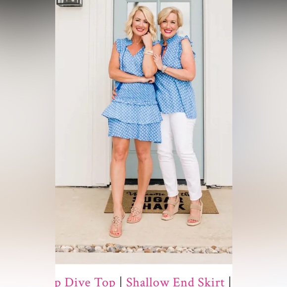 Gibson x Sugarplum top and skirt set, XXS, NWT - Picture 2 of 4